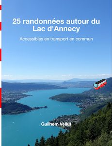 Book cover for 25 randonnées autour du Lac d'Annecy
