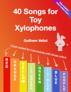 Book cover for 40 Songs for Toy Xylophones